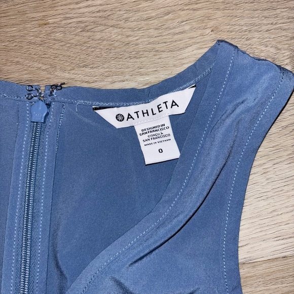 Sleeveless Blue Jumpsuit - Picture 2 of 3